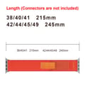 Miniatyrbild 4 av 6: Apple Watch 38/40/41 mm Armband Nylon Trail Loop Orangeröd