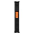Miniatyrbild 3 av 6: Apple Watch 42/44/45/49 mm Armband Nylon Trail Loop Svart