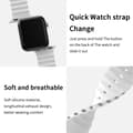 Miniatyrbild 4 av 6: Apple Watch 41/40/38 mm Armband Ocean Wave Vit