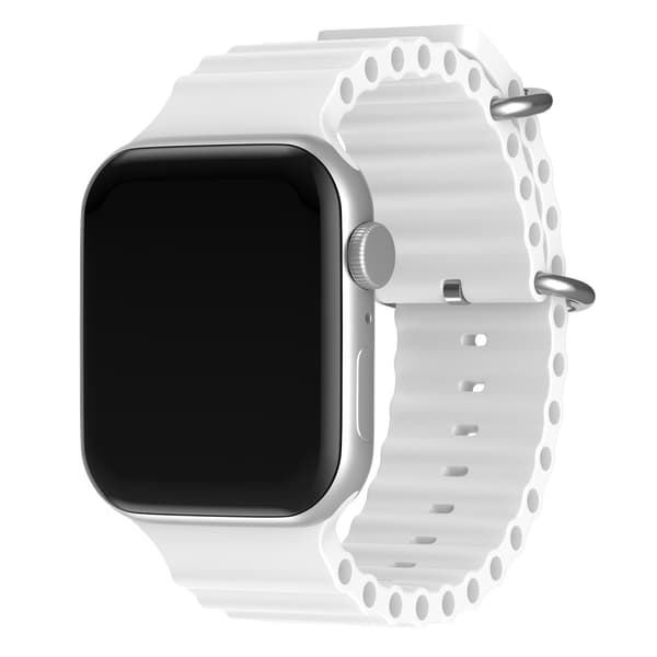 Apple Watch 41/40/38 mm Armband Ocean Wave Vit