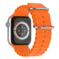 Miniatyrbild 1 av 6: Apple Watch 41/40/38 mm Armband Ocean Wave Orange