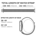 Miniatyrbild 4 av 6: ColorPop Milanese Loop Metall Armband Apple Watch 38/40/41 mm Silver