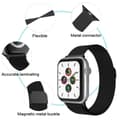 Miniatyrbild 5 av 6: ColorPop Milanese Loop Metall Armband Apple Watch 42/44/45/49 mm