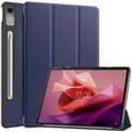 Miniatyrbild 1 av 6: Lenovo Tab P12 Fodral Tri-Fold Läder Mörk Blå