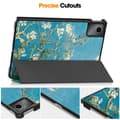 Miniatyrbild 6 av 6: Lenovo Tab M11 Fodral Tri-Fold Läder Peach Blossom