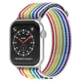 Miniatyrbild 2 av 6: Apple Watch 38/40/41 mm Armband Alpine Pro Loop White Rainbow