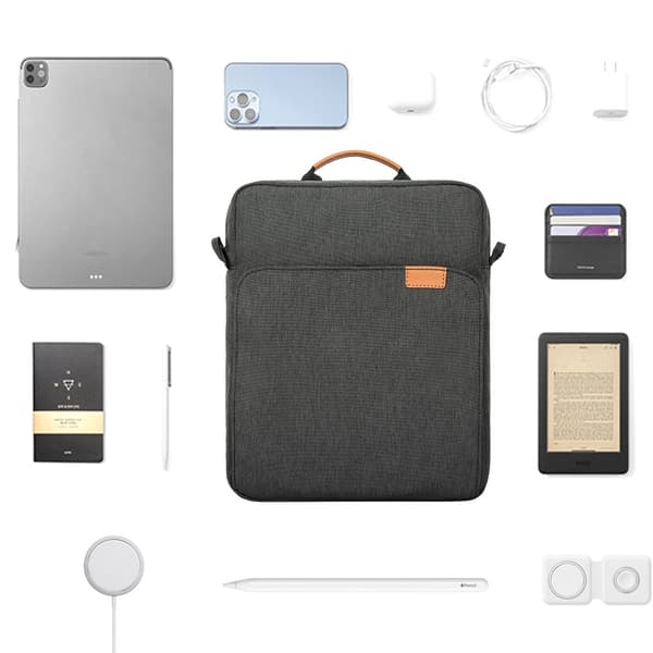Laptop Axelväska För 11" I Vattentätt Nylon Mörk Blå