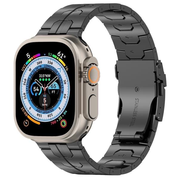 Apple Watch 41/40/38 mm Armband Steel Svart
