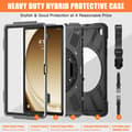 Miniatyrbild 4 av 6: Samsung Galaxy Tab A9 Plus Skal 360 Rotation Shockproof Med Rem