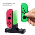Miniatyrbild 3 av 7: DOBE LED Laddningsstation För Joy-Con/Pro Handkontroller Svart