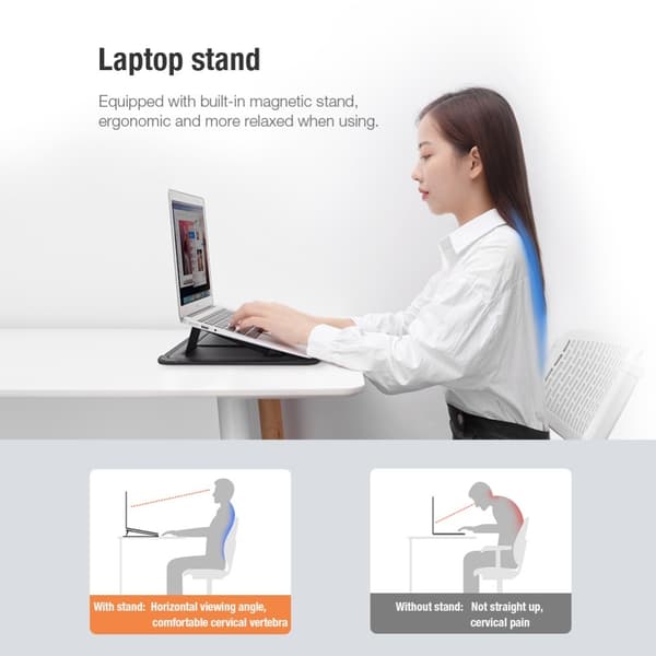 NILLKIN 14" Laptop Väska Multifunktionell Med Ställ/Musmatta