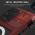 Miniatyrbild 5 av 6: ShellBox iPhone 14 MagSafe IP68 Aluminium Vattentät Skal Röd