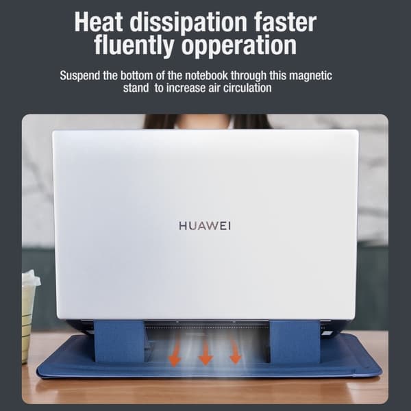 NILLKIN 15.6-16.1" PU-Läder Laptop Väska Med Ställ/Musmatta