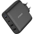 Miniatyrbild 1 av 4: OtterBox 100W PD 2x USB-C 2x USB-A Väggladdare Svart