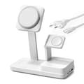 Miniatyrbild 1 av 6: ESR 6in1 100W GaN Trådlös MagSafe Snabbladdare CyroBoost Vit