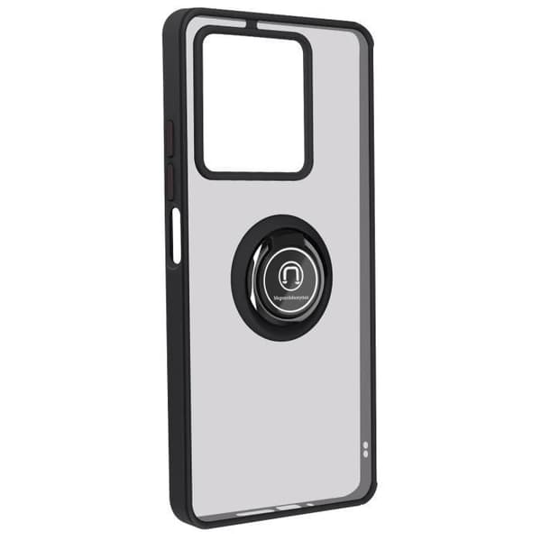 Fodral till Xiaomi Redmi Note 13 5G AVIZAR - Metal Ring Support Function Svart
