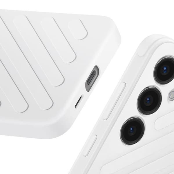 Fodral till Galaxy S24 Stötsäker Modern Design ITFIT Shield Samsung Ljusgrå