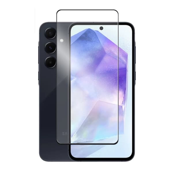 Samsung A55 5G FullFrame 0,26 mm 2,5D 9H hærdet glas