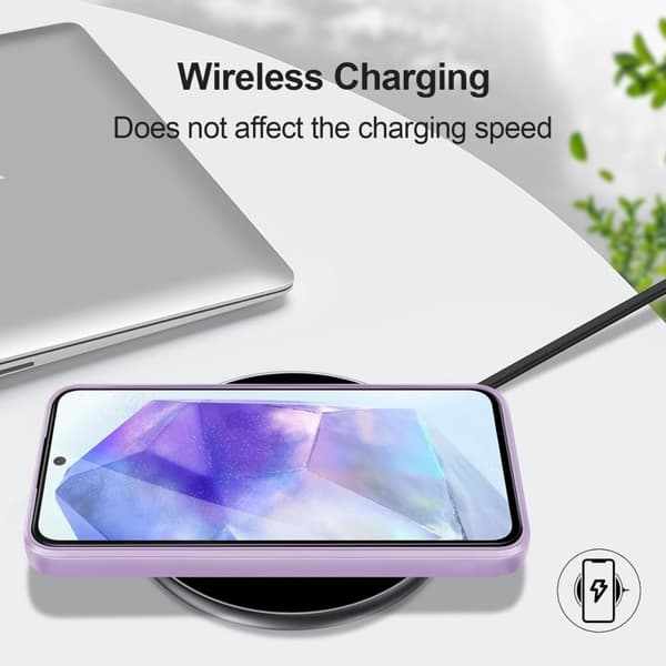 Samsung A15 5G kumoitu Matte Shell Liquid - Lila