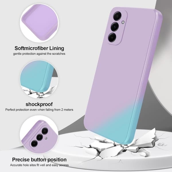 Samsung A15 5G kumoitu Matte Shell Liquid - Lila