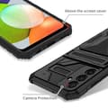 Miniatyrbild 4 av 9: Samsung A15 5G Stöttåligt Skal Kickstand & Kortfack ThinArmor V3