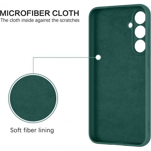 Samsung A25 5G stødsikkert cover med ringholder CamShield - Grøn