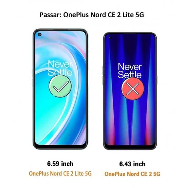 OnePlus Nord CE 2 Lite 5G Stöttåligt Skal SlimCarbon