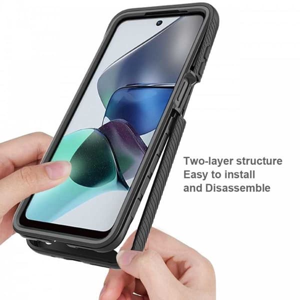 Motorola Moto G54 Heltäckande Premium 3D Skal ThreeSixty