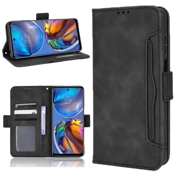 Motorola Moto G54 lompakkokotelo PU-nahkainen 6-POCKET Winston V3