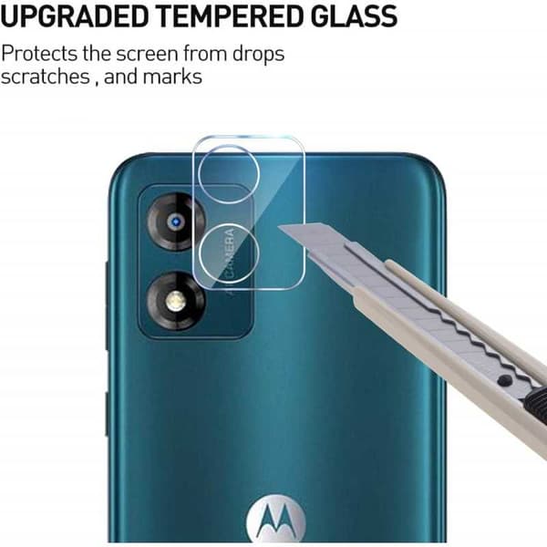 Motorola Moto E13 -kameran linssin suojus karkaistua lasia