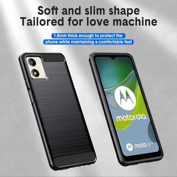 Motorola Moto E13 Stødsikker Skal SlimCarbon