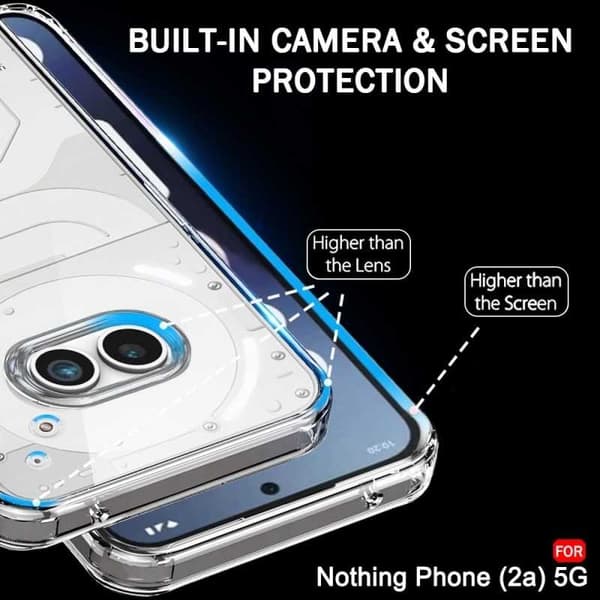 Nothing Phone 2a Stöttåligt Skal med Förstärkta Hörn