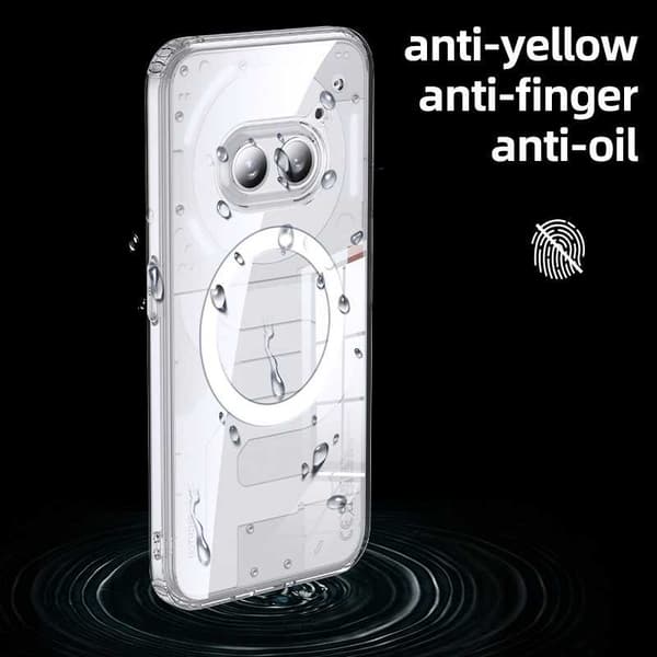 Nothing Phone 2a läpinäkyvä iskunvaimenninkotelo, MagSafe-yhteensopiva