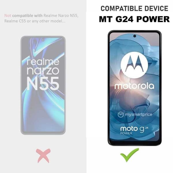 Moto G24 Power 5G Härdat Glas 0.26mm 3D 9H Fullframe