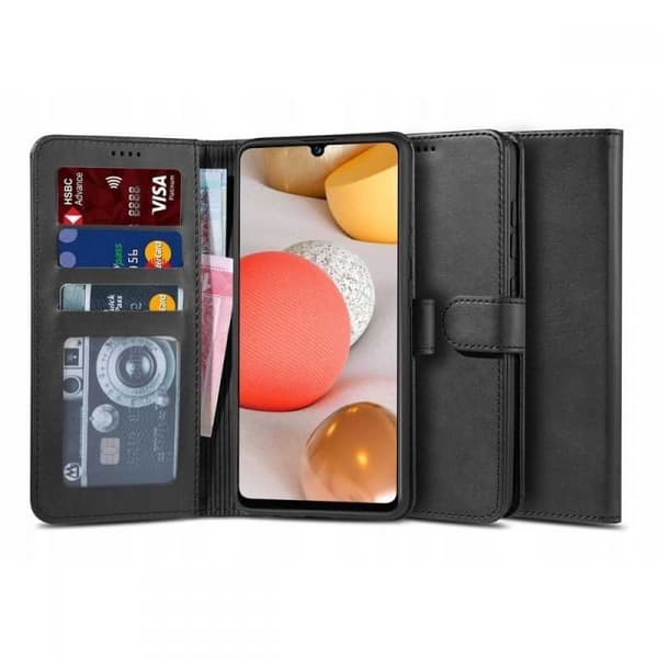 Samsung A42 5G Plånboksfodral PU-Läder 4-FACK