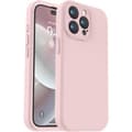 Miniatyrbild 1 av 5: iPhone 13 Pro Gummibelagt Skal med Kameraskydd Liquid V2 - Rosa