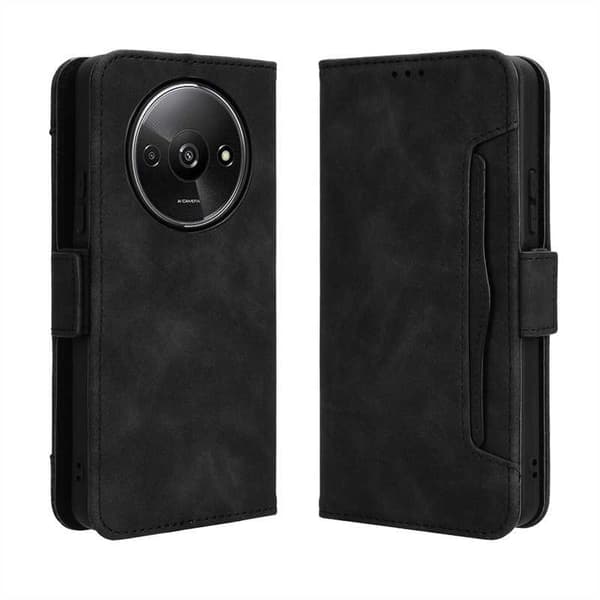 Redmi A3 pung etui PU læder 6-LOMMES Winston V3