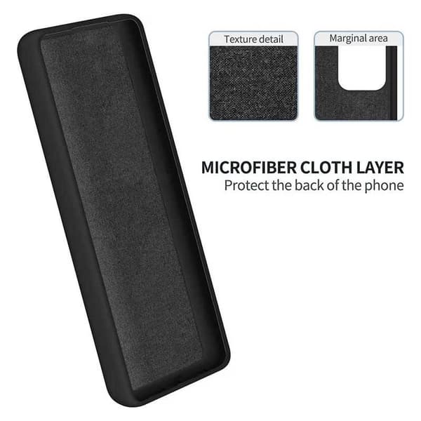 Redmi A3 gummibelagt mat sort silikonecover