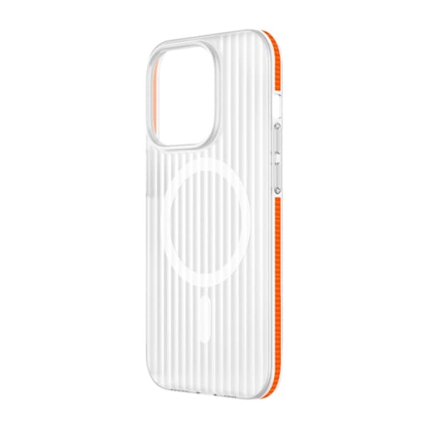 iPhone 13 Pro Max Mobilskal Korrugerad Anti-Halk - Orange