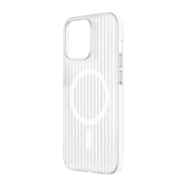 iPhone 14/13 Mobilskal Korrugerad Anti-Halk - Transparent