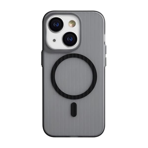 iPhone 14/13  Mobilskal Korrugerad Anti-Halk - Grå