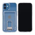 Miniatyrbild 1 av 3: iPhone 11 Mobilskal med Korthållare och Stativ - Transparent