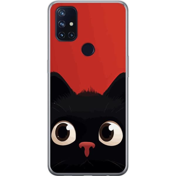 OnePlus Nord N10 5G Gennemsigtig cover Livlig Kat