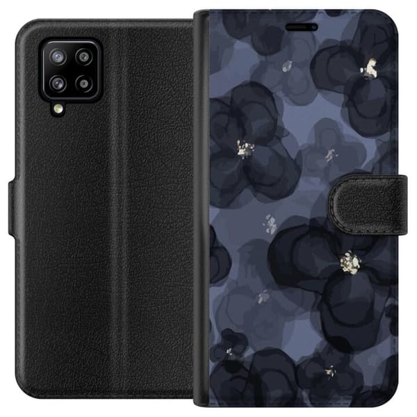 Samsung Galaxy A42 5G Lommeboketui Blomsterfelt