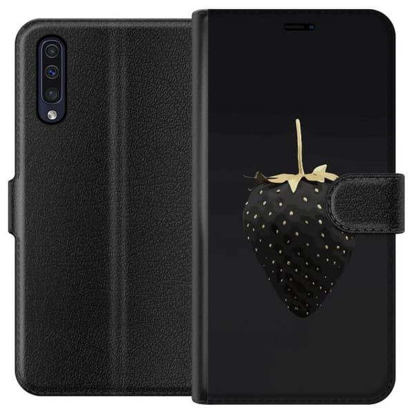 Samsung Galaxy A50 Lompakkokotelo Ylellinen Mansikka