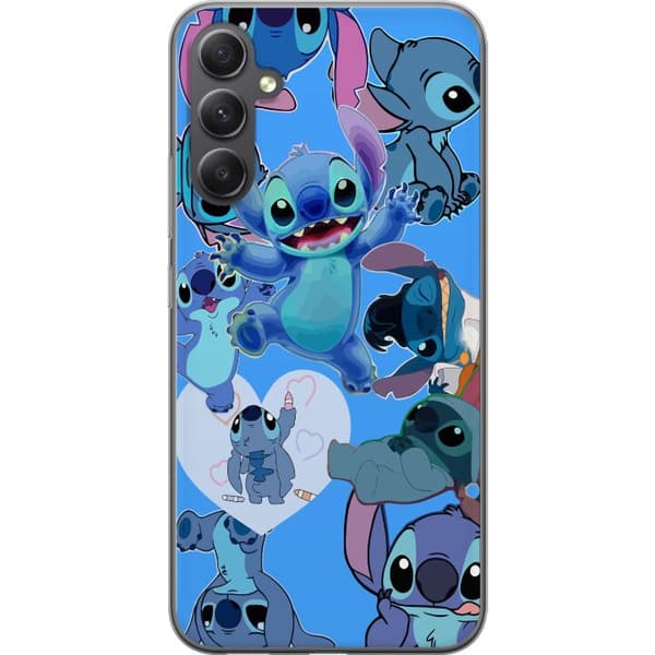 Samsung Galaxy A05s Genomskinligt Skal Stitch mönster