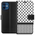 Miniatyrbillede 1 af 3: Apple iPhone 12  Tegnebogsetui Keffiyeh mønster