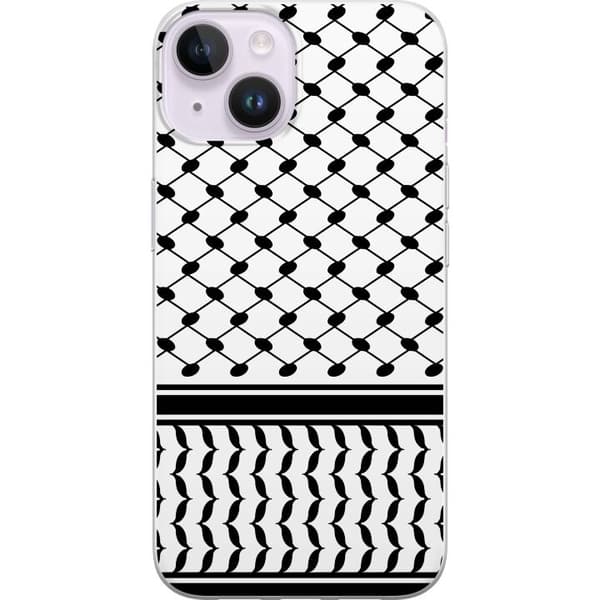 Apple iPhone 15 Läpinäkyvä kuori Keffiyeh-malli