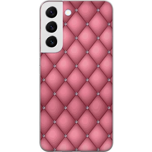 Samsung Galaxy S22 5G Gjennomsiktig deksel Unikt Rosa Mønster