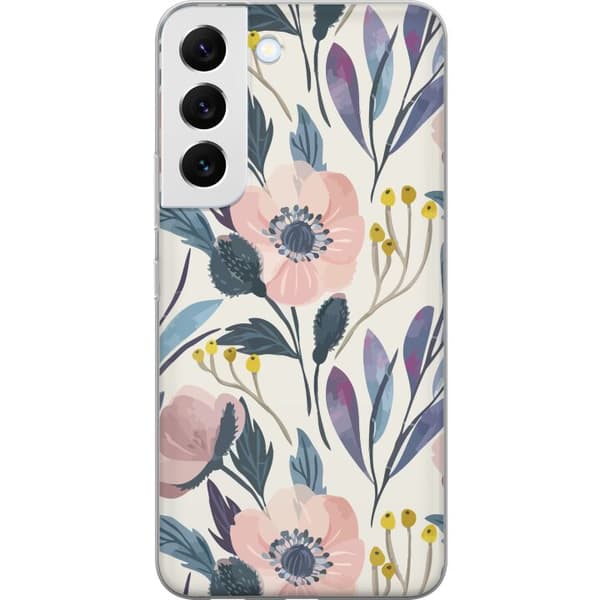 Samsung Galaxy S22 5G Gennemsigtig cover Blomsterlykke